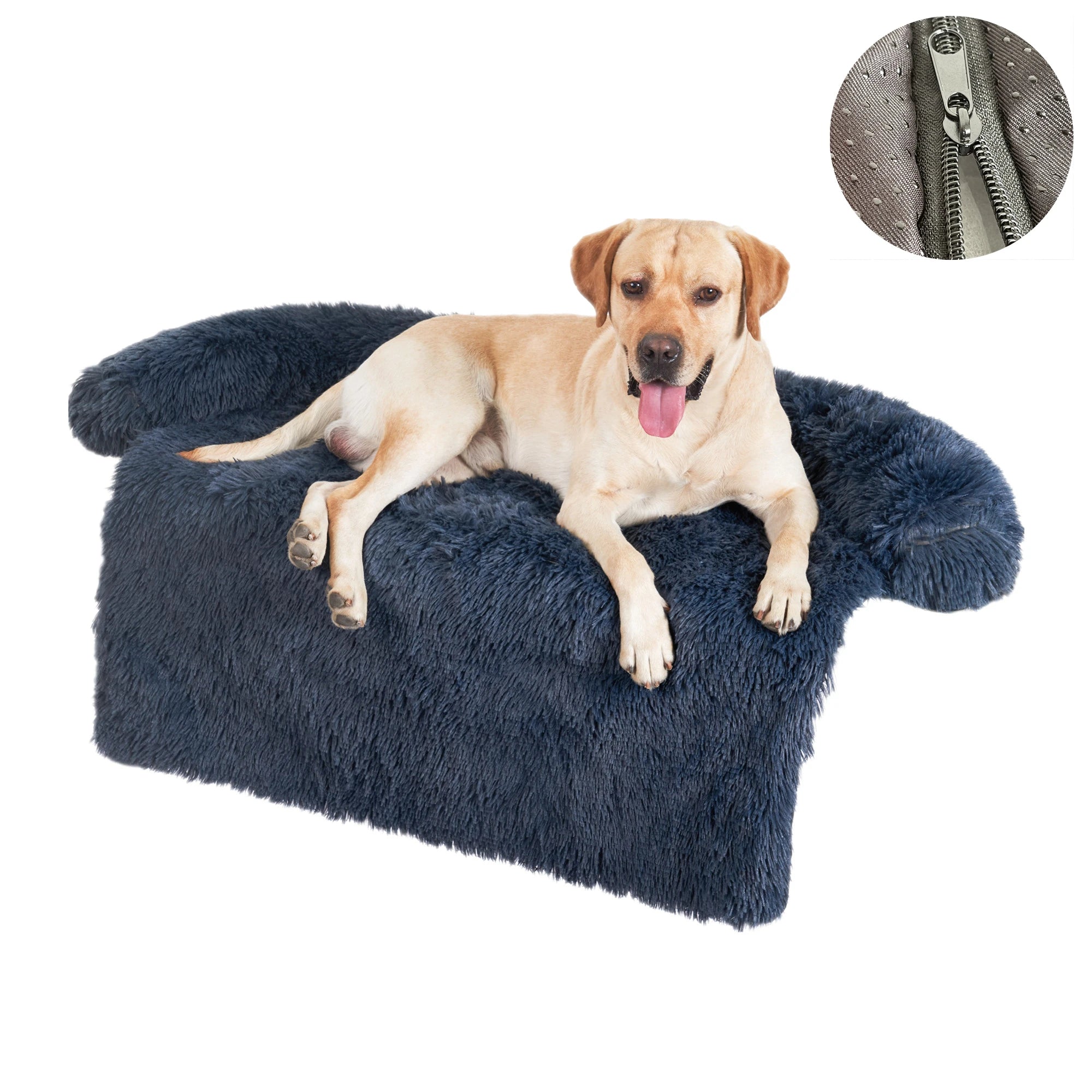 VIP Pet Dog Bed Sofa for Dog Pet Calming Bed Warm Nest Washable Soft  Furniture Protector Mat Cat Blanket Large Dogs Sofa Bed