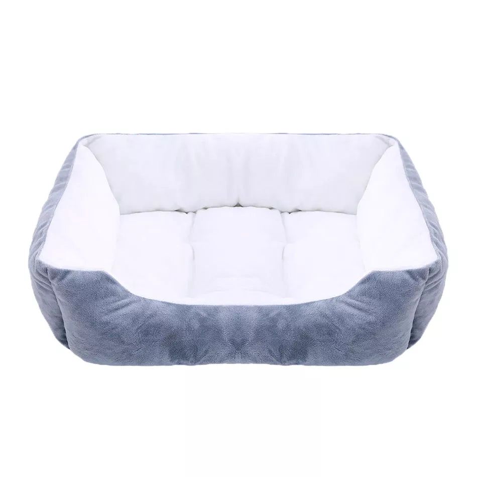 Bed for Dog Cat Pet Square Plush Kennel Medium Small Dog Sofa Bed Cushion Pet Calming Dog Bed House Pet Supplies Winter